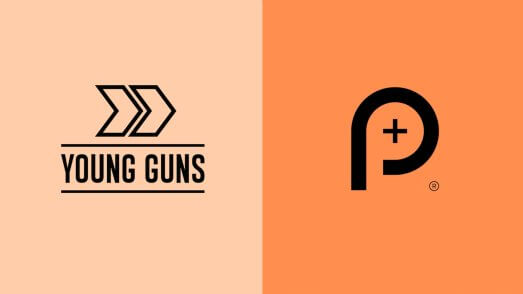 young guns logo and pq logo